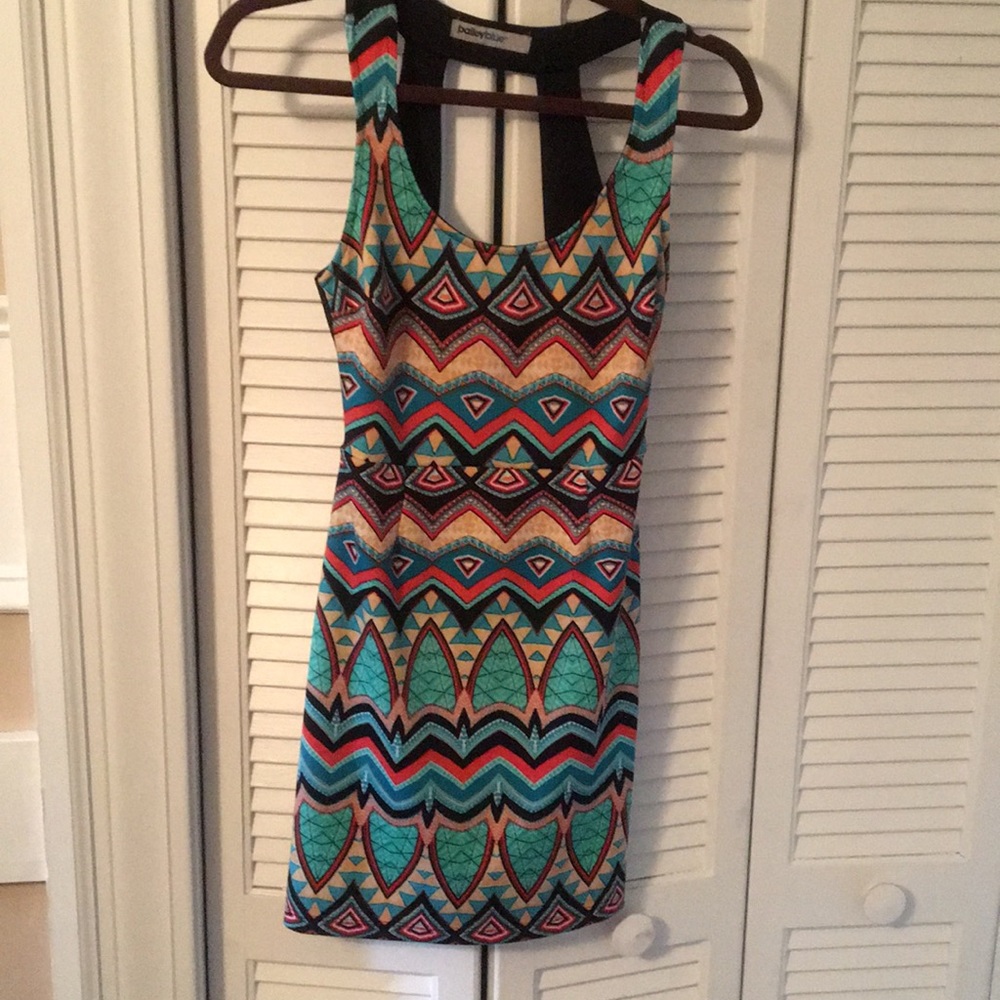 Open back Bailey Blue dress